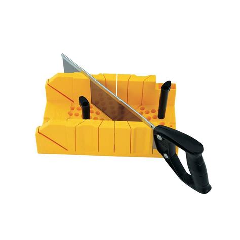 45 degree metal mitre box|Stanley Clamping Miter Box with Saw 22.